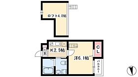 プレジール　黄金  ｜ 愛知県名古屋市中川区愛知町44-6-2（賃貸アパート1K・2階・22.00㎡） その2