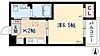 エストソレイユ1階5.6万円
