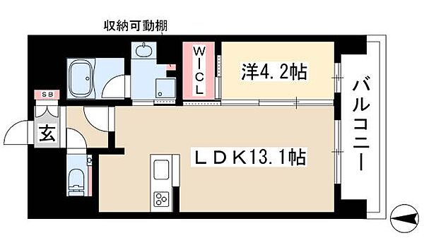 セレニティー大須 ｜愛知県名古屋市中区大須3丁目(賃貸マンション1LDK・14階・44.53㎡)の写真 その2