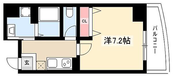 グランソレイユ ｜愛知県名古屋市東区東大曽根町(賃貸マンション1K・7階・27.12㎡)の写真 その2