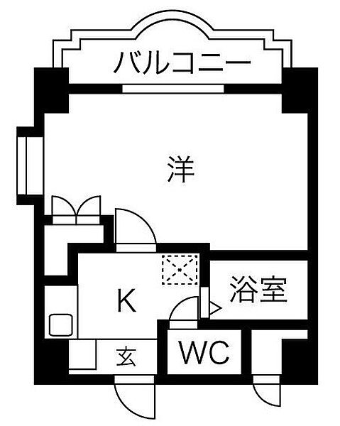 さくら八田 ｜愛知県名古屋市中川区花池町1丁目(賃貸マンション1K・4階・24.48㎡)の写真 その2