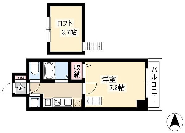 ベレーサ金山 ｜愛知県名古屋市中区正木4丁目(賃貸マンション1K・7階・24.30㎡)の写真 その2