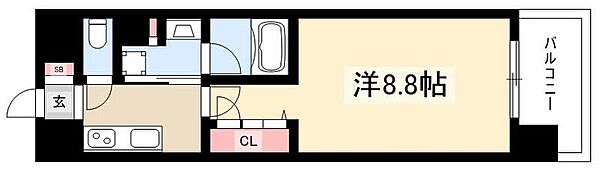 エスペランサ上前津 ｜愛知県名古屋市中区上前津2丁目(賃貸マンション1K・12階・29.93㎡)の写真 その2