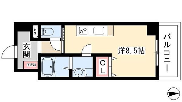 La Douceur今池 ｜愛知県名古屋市千種区今池5丁目(賃貸マンション1R・10階・24.90㎡)の写真 その2