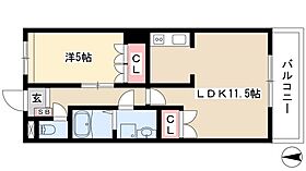 ディア・ヴェルジェ  ｜ 愛知県名古屋市北区中切町2丁目43-4（賃貸マンション1LDK・2階・40.95㎡） その2