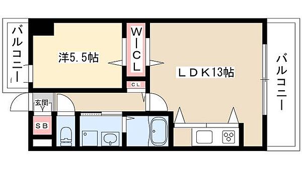 リーヴァストゥーディオ丸の内 ｜愛知県名古屋市中区丸の内1丁目(賃貸マンション1LDK・9階・45.00㎡)の写真 その2