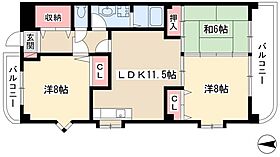 エステート石園  ｜ 愛知県名古屋市北区石園町1丁目28（賃貸マンション3LDK・2階・75.58㎡） その2