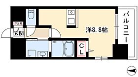 ライジングコート名古屋駅南  ｜ 愛知県名古屋市中村区名駅南3丁目10-4（賃貸マンション1R・5階・24.84㎡） その2