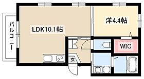 グランレーヴ上飯田  ｜ 愛知県名古屋市北区上飯田西町2丁目21-2（賃貸アパート1LDK・1階・36.08㎡） その2