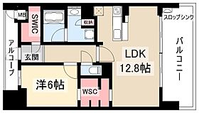 グランパセオ名駅那古野  ｜ 愛知県名古屋市西区那古野2丁目1-15（賃貸マンション1LDK・12階・48.18㎡） その2