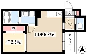 R-Smart金山ウエスト  ｜ 愛知県名古屋市中川区荒江町35-17（賃貸アパート1LDK・1階・27.50㎡） その2