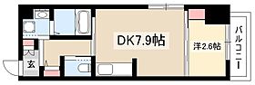 アレフガルド  ｜ 愛知県名古屋市西区栄生2丁目5-4（賃貸マンション1DK・7階・28.46㎡） その2