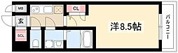 エスリード名古屋 STATION CENTRAL 14階1Kの間取り