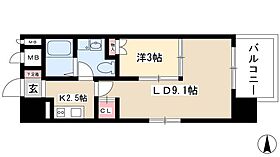 Gramercy Shirakawa Koen  ｜ 愛知県名古屋市中区栄2丁目13-21（賃貸マンション1LDK・13階・35.04㎡） その2