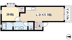 Ａファードイレブン2  ｜ 愛知県名古屋市西区城西5丁目2-4（賃貸アパート1LDK・2階・31.67㎡） その1