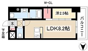 メイクスWアート金山ウエスト  ｜ 愛知県名古屋市中川区八熊1丁目10-12（賃貸マンション1LDK・6階・27.85㎡） その2