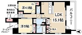 プレサンス　ロジェ　名古屋浅間町ザ・レジデンス  ｜ 愛知県名古屋市西区新道1丁目19-7（賃貸マンション2LDK・13階・56.73㎡） その2