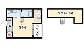 トレスI  ｜ 愛知県名古屋市中村区鈍池町3丁目46-2（賃貸アパート1R・2階・21.97㎡） その2