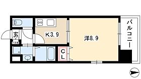 ル・シャンパーニュ  ｜ 愛知県名古屋市千種区今池4丁目1-11（賃貸マンション1K・6階・31.00㎡） その2