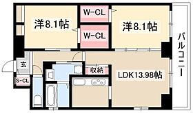 フォルティス今池  ｜ 愛知県名古屋市千種区今池5丁目16-22（賃貸マンション2LDK・15階・72.00㎡） その2