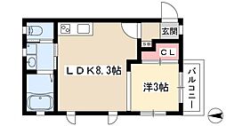 間取図画像 1LDK