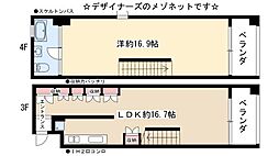FLATS GAZERY 3階1LDKの間取り