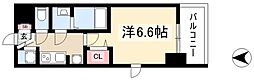 S-RESIDENCE上前津駅前 8階1Kの間取り