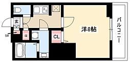 S-RESIDENCE大曽根駅前 5階1Kの間取り