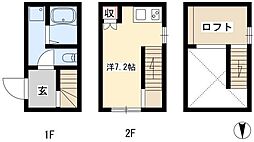 ラフィーカ金山 1階1Kの間取り