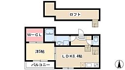 Maison Lafre 1階1LDKの間取り
