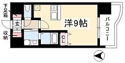 プレサンス名古屋駅前 ワンルームの間取図画像