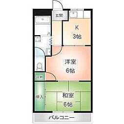 ヴィラ渡辺 2階