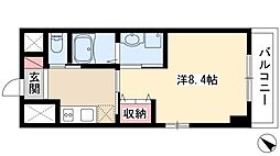 ブルーシャトー 4階/-