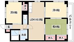 サンライトマンションIII 西棟 2階