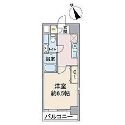 パルティーダ 1Kの間取図画像