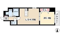 ブラストレジデンス 1LDKの間取図画像