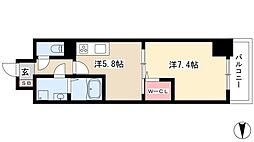 GRANPARKTOWER 1DKの間取図画像