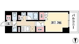 パークアクシス名駅南グランデ 1Kの間取図画像