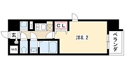 グレイス大須 1Kの間取図画像