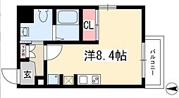 ライブコート丸の内 ワンルームの間取図画像