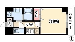 SH丸の内 1Kの間取図画像
