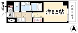 S-RESIDENE名駅北alesia(アレシア) 1Kの間取図画像