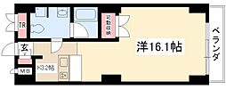 スクエア名駅南 1Kの間取図画像