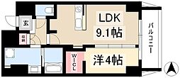 グランパークコート 1LDKの間取図画像