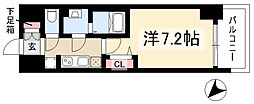プレサンス新栄リベラ 1Kの間取図画像