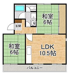 サンシャイン芝田 2階