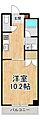 エリーフラッツ京町9階6.2万円