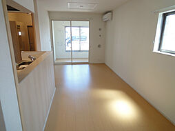 JR湖西線 唐崎駅 徒歩10分の賃貸アパート 1階1LDKのリビング/ダイニング