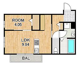 リバーハイツ唐崎 2階