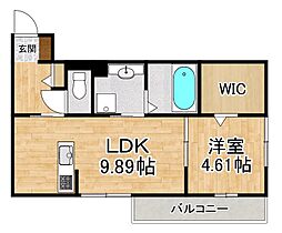 STELLA　TAKASAGO 1階1LDKの間取り